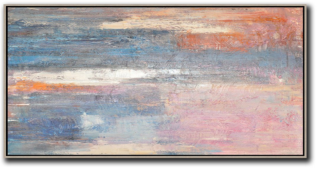 Horizontal Palette Knife Contemporary Art - Digital Art Gallery Huge